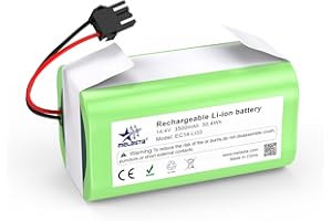melasta 14.4v 3500mAh Batteria di Ricambio Li-ion Compatible con IKOHS Netbot S14,S15,Eufy RoboVac 11,11S,11S MAX,12,15C,15C MAX,15T,30,30C Max,35C,DEEBOT N79S N79,Conga 990 950 1090,Tesvor x500