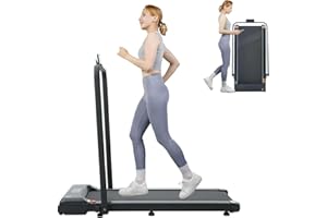 Walking Pad Portable Treadmill COSMO BUY Under Desk FoldingTreadmill, Treadmills For Home 2.0 HP Running Jogging Home Office Gym Cardio Workout Fitness Space Saving Adjustable Speed 1-10km/h w/Remote