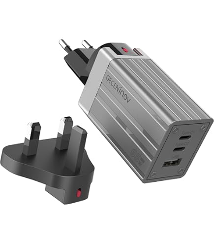 Caricatore Multi Porta Adattatore Viaggio Universale - 4 Porte USB Per Europa, UK, USA Adattatore Presa Internazionale - Foto 2