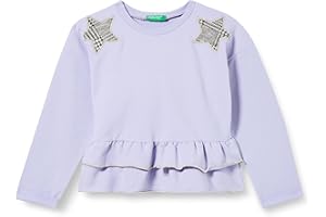 United Colors of Benetton Sudadera DE Cuello Redondo DE Manga Larga para Niñas
