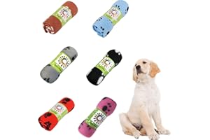 Aliangting 6Pcs Pet Blanket for Small Dogs Cats Soft Warm Puppy Blankets Washable Pet Fleece Blankets with Paw Print