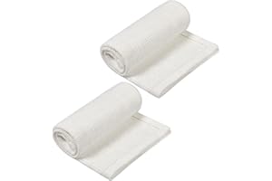 HOTUT Kocyk dla niemowląt, 2 szt. Super miękkie koce do owijania, miękka i puszysta bawełna, służy jako ręcznik lub koc w wózku, łóżeczku, przewijaku, odpowiedni dla noworodków, chłopców i dziewcząt