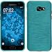 Produktbild PhoneNatic Case für Samsung Galaxy A5 2017 Hülle Silikon blau brushed + 2 Schutzfolien