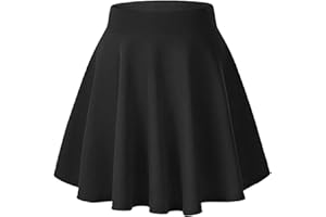 Neteson Minigonna Donna Sexy Gonna Corta Donna Linea A Vita Alta Mini Gonna Plissettata Elastico Basic Gonna Tennis Skater Scuola Danza Casual