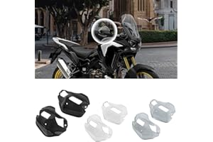 Lorababer Motorrad Handschutz Bürstenschutzverlängerung Lenker Windschutzscheibenabweiser für Honda CRF1100L ADV. Sports 2020-2024 XADV750 2021-2024 XL750 Transalp 2023-2024 (Rauch)