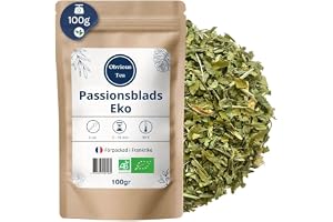 Organisk lös passionsblomma - örtte för avslappnande - Passiflora Edulis Sims - Aromatisk - Ekologisk odling - Påse – 100 g (