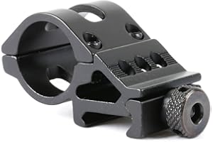 OAREA 1 pollice 25.4mm Weaver 20mm QD Monte Anelli Picatinny Rail Alluminio Per La Caccia Torcia Laser Fucile Portata