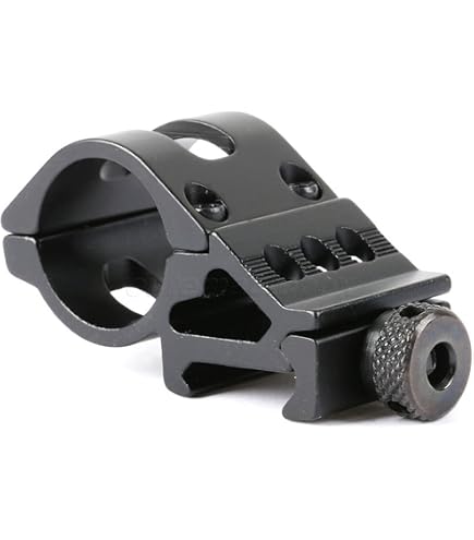 Morsetto Regolabile Per Torcia 25,4 Mm – Attacco Picatinny Per Fucile, Alto/basso - Foto 3