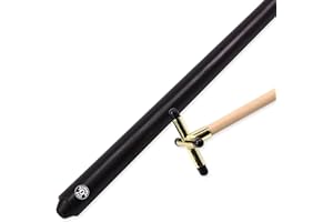 FUNKY CHALK Jonny 8 Ball 57 Inch Transportable Hardwood 2 Piece Snooker Pool CUE REST & BRIDGE REST HEAD