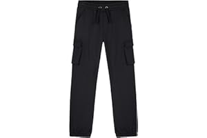 CityComfort Pantalon Cargo Garçon avec 4 Poches, Jogging Confortable et Stylé - Cadeau Enfant ou Ado