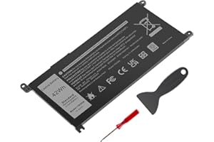 ASUNCELL YRDD6 Batteria per PC portatile per Dell Inspiron 15 3000 3493 3582 3583, Inspiron 14 5000 5480 5485 5491, Latitude 3310 2-in-1, Inspiron 15 7000 7586, Vostro 3491 5481 5581 5490, 11.4V/42Wh