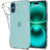 Spigen iPhone 16 ile Uyumlu Kılıf Liquid Crystal Sararmaya Dayanıklı ince Şeffaf Kapak - ACS08190 (Spigen TR Garantili)