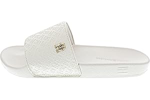 TOMMY HILFIGER Damskie klapki TH MONOGRAM POOLSIDE, BIAŁE (Ancient White), 7 UK, Biały starożytny biały, 41 EU