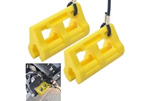 Ohoho Hydraulic Steering Lock, Yellow, for Outboard Motor Transom Savers, Most Steering Cylinder Rods on Outboard Engines