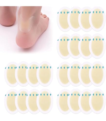 Bukihome Cerotti Idrocolloidali In Gel – 25 Pezzi Impermeabili Per Vesciche Su Piedi E Talloni - 5