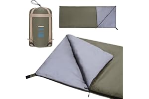 CalmGeek Saco de dormir de 190 x 75 cm, para exteriores, para camping, viajes, senderismo, multifunción, ultra ligero