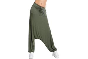 Toocool - Pantalon Femme Cheval Bas Harem Turc Sarouel Fitness Sport VB-1950
