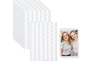 MENNYBACK 1020 PCS Self Adhesive Photo Corners for DIY Craft Picture Clear Edge Stickers Decorative& Photo Corners Photostickers for Scrap Book and for Mounting Albums Scrapbook, Journal (Angle Side 1.0cm)