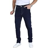 MYRAB DENİM Erkek Lacivert Regular Fit Rahat Kesim Denim Kot Pantolon - Esnek Likralı Jeans