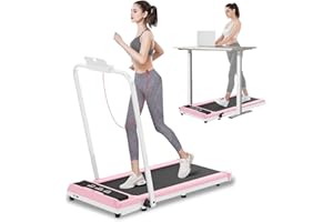 DSKEUZEEW Tapis Roulant Elettrico, 2.5HP Tapis Roulant Pieghevole, Dimensioni Grandi, 10km/h Walking Pad, Audio Bluetooth, Salvaspazio, Tapis Roulant Elettrico Pieghevole Salvaspazio