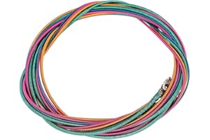 GZD Electric Bass Strings,Four Color Roundwound Bass Guitar Strings Steel Durable Bass Strings, String Bass Coloured for Bass Beginner Portable 4-String Bass Strings