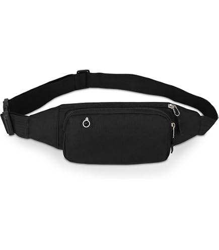 Marsupio running porta-flask nero