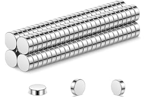 Wukong Małe 3 mm x 1 mm, 100 sztuk, mini mocne magnesy, mały okrągły mankiet do rękodzieła, do samodzielnego wykonania tablicy, lodówki, domowego biura