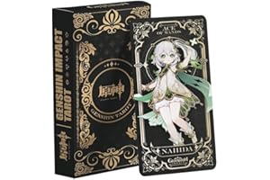 Hanaiette Genshin Impact Periférico Tarot Card Game Characters HD Juego completo de cartas de tarot (56 piezas) (LZH-1188)