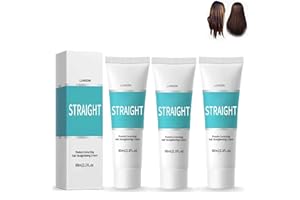 AEBDGDD 2024 Neue Protein Haarglättungscreme, Glattes Haar Glättungscreme, Glatte Haarcreme, Glätten und Pflegen 2-in-1 Effekt,3-Sekunden-Haarglättungscreme Mit Seiden Und Glanzeffekt Für Alle Haartypen (3PC)