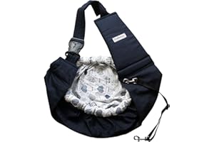 OrgMemory Borsa per Animali Domestici Pet Sling Carrier, Regolabile Zaino Tracolla, Per Animali Di Piccola