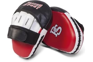 Paffen Sport "Pro" Professional Pad made of Handmade Quality Leather Coach Mitt for Boxing and Martial Arts Training