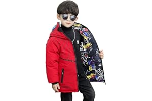 Nemopter Cappotto Bambino Ragazzo Inverno Giacche Cappotto con Cappuccio Ragazzi Felpa Con Cappuccio da Cartoni Animati Per Bambini