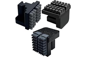 JUUPINE Upgraded hotend nozzle wiper for Kobra S1 3D printer, 1 second to complete extruder nozzle silicone brush nozzle cleaning tool (3PK)