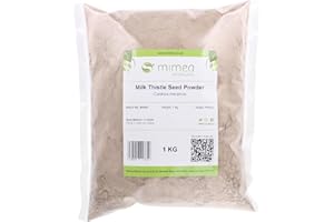 Mimea Milk Thistle Seed Powder | 1kg | Quality Ingredients | 100% Natural | Perfect for Herbal Teas & Wellness |No Artificial Additives