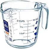 Duralex® Borosilicate Glass Measuring Jug 500ml| Microwave & Dishwasher Safe | Cooking Accessory | Measuring Cup for Accurate
