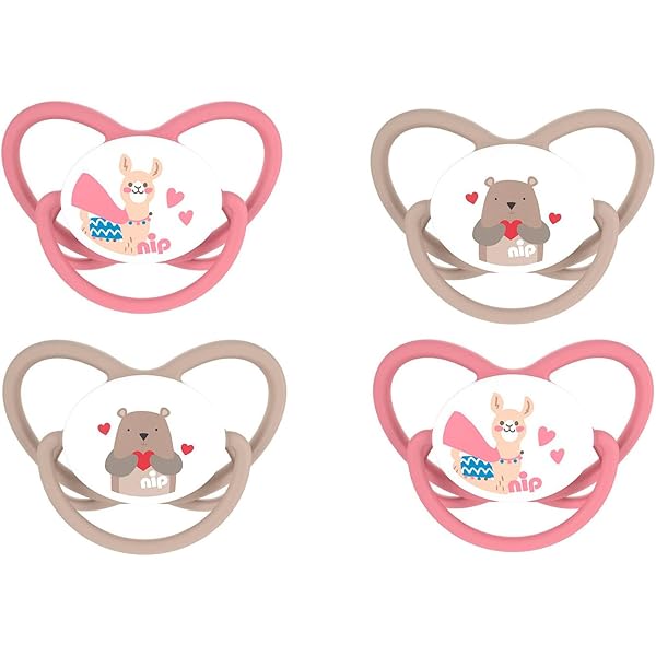 Nastri Per Ciuccio Nip - Set Da 2, Con Anello In Silicone, Prodotto In Germania - Foto 9