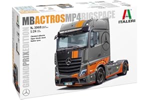 ITALERI - Maquette Camion Mb Actros Mp4 Big Space Grand Prix Edition |italeri|3968| 1:24 Maquette Char Promo