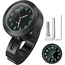 KTCINA Motorcycle Handlebar Watch Digital Watch Motorcycle ...