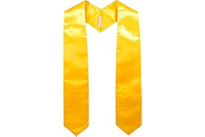 GraduationMall Graduation Stole for Adults Clergy Choral Stoles Academic Sash for School Church Ceremony Unisex 60"/72" 16 Colors