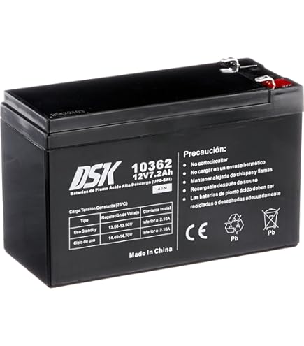 SKB Batteria Al Piombo Ricaricabile 12V 12Ah - Per Gruppi UPS, Emergenza, Alta Capacità - Foto 10