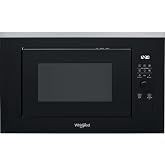 Whirlpool - Built-in microwave WMF250G black, 25 L, 900W, gril turntable 28 cm, 7 power levels