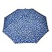 FabSeasons Blue, Geometric Printed, 3 Fold Fancy Automatic Umbrella for all Weather RS.499.00