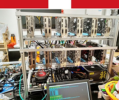 12 GPU Mining rig Aluminum Stackable Open air Mining Case Computer ETH Frame Rig for bitcon Miner Kit Unassembled Ethereum - 12 GPU Mining rig Aluminum Stackable Open air Mining Case Computer ETH Frame Rig