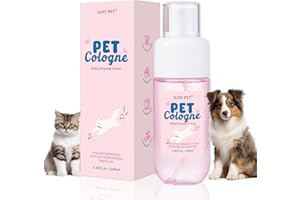 GJYC PET Dog Perfume Spray, Baby Powder Scent Cologne for Dogs and Cats, Long Lasting Deodoriser Spray, Smelly Pet Fur Conditioner, Non-Sticky Formula, Travel-Friendly, 100ml