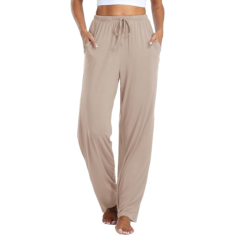 Pyjama Femme Polaire Pantalon Chaud Hiver À Taille Haute Chaud Intérieur De Femme Doux Ultra Confortable D'hiver Lâche Velours Fourrure Stretch Pantalon De Loisirs Bas De Pyjama Long