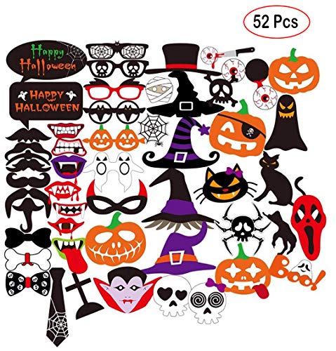 Decoración de Halloween Photo Booth Props Photocall máscaras...