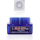 RUIZHI Mini Bluetooth OBD II Adaptateur Scanner ELM327 Outil de Scanner de Diagnostic de Voiture pour Android Symbian Win XP