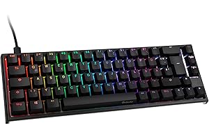 ‎DUCKY CHANNEL Ducky ONE 2 SF Gaming Tastatur - MX-Speed-Silver - RGB LED - DE-Layout - schwarz