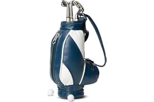 InGenious Miniature Golf Bag Novelty Club Ballpoint Pens & Ball Golfing Gift Set