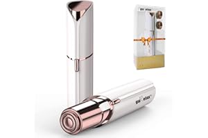 Gurelax Facial Hair Removal for Women, Hair Removal Device, Facial Hair Remover for Face, Best Touch Face Shavers, Electric Upper Lip Hair Trimmer, Included 2 x Replacement Head